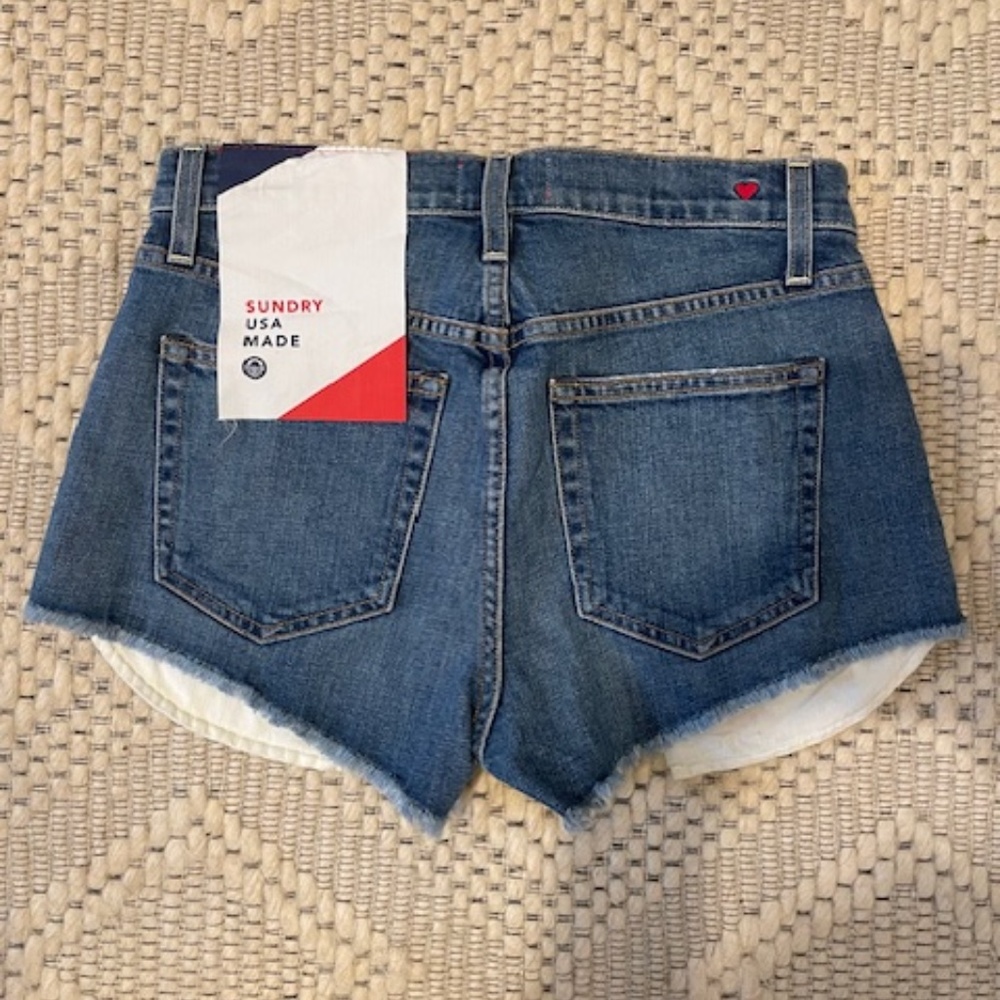 Sundry Denim Shorts - Palma Wash - Picture 2 of 3